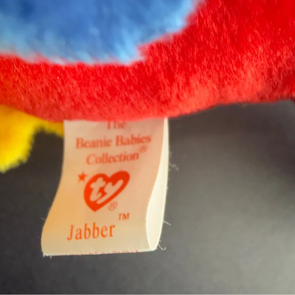 Ty Beanie Baby Jabber‎ The Parrot NWT